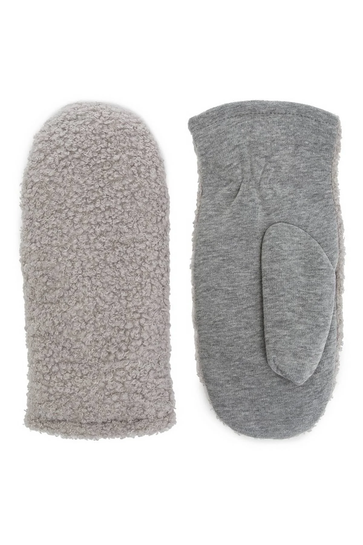 Рукавицы серо-коричневые, M