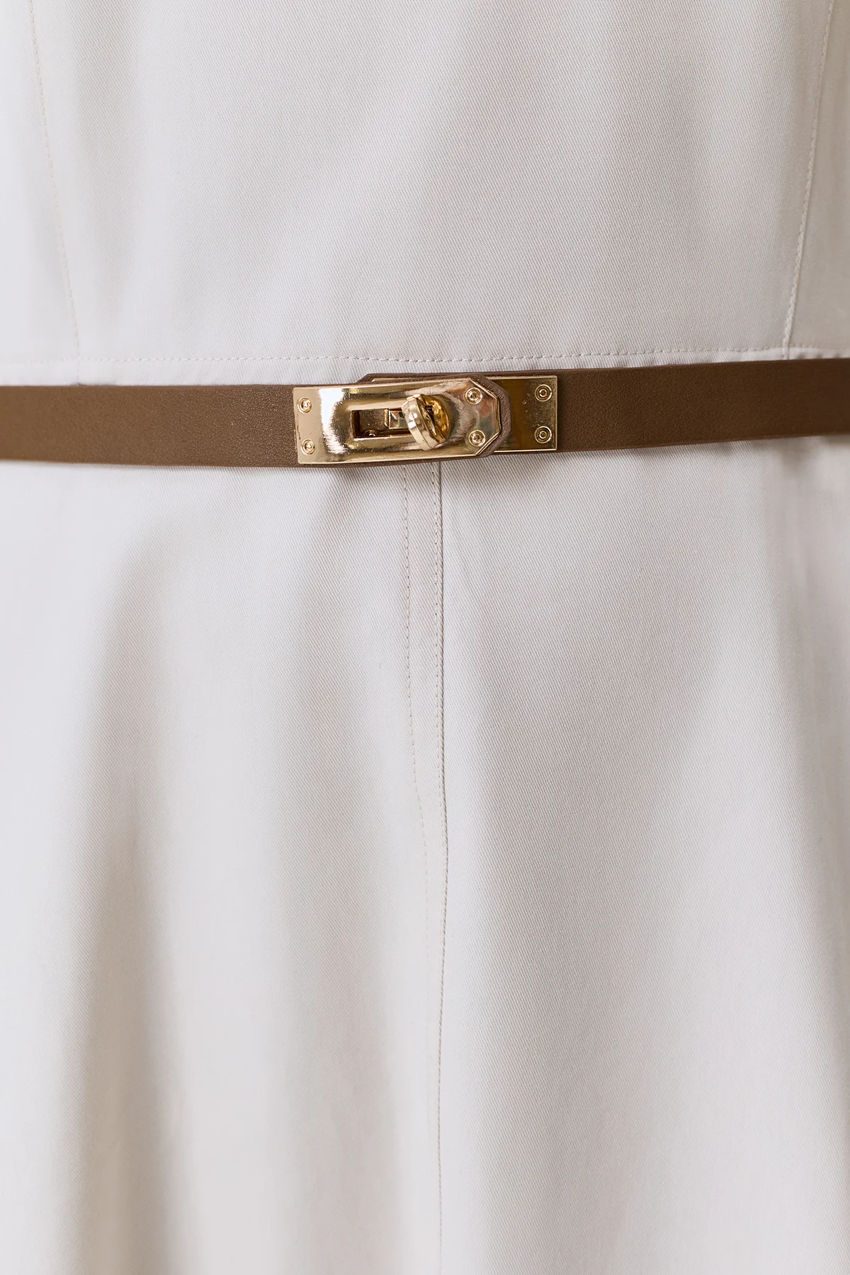 Платье из тенселя с ремнем, 50