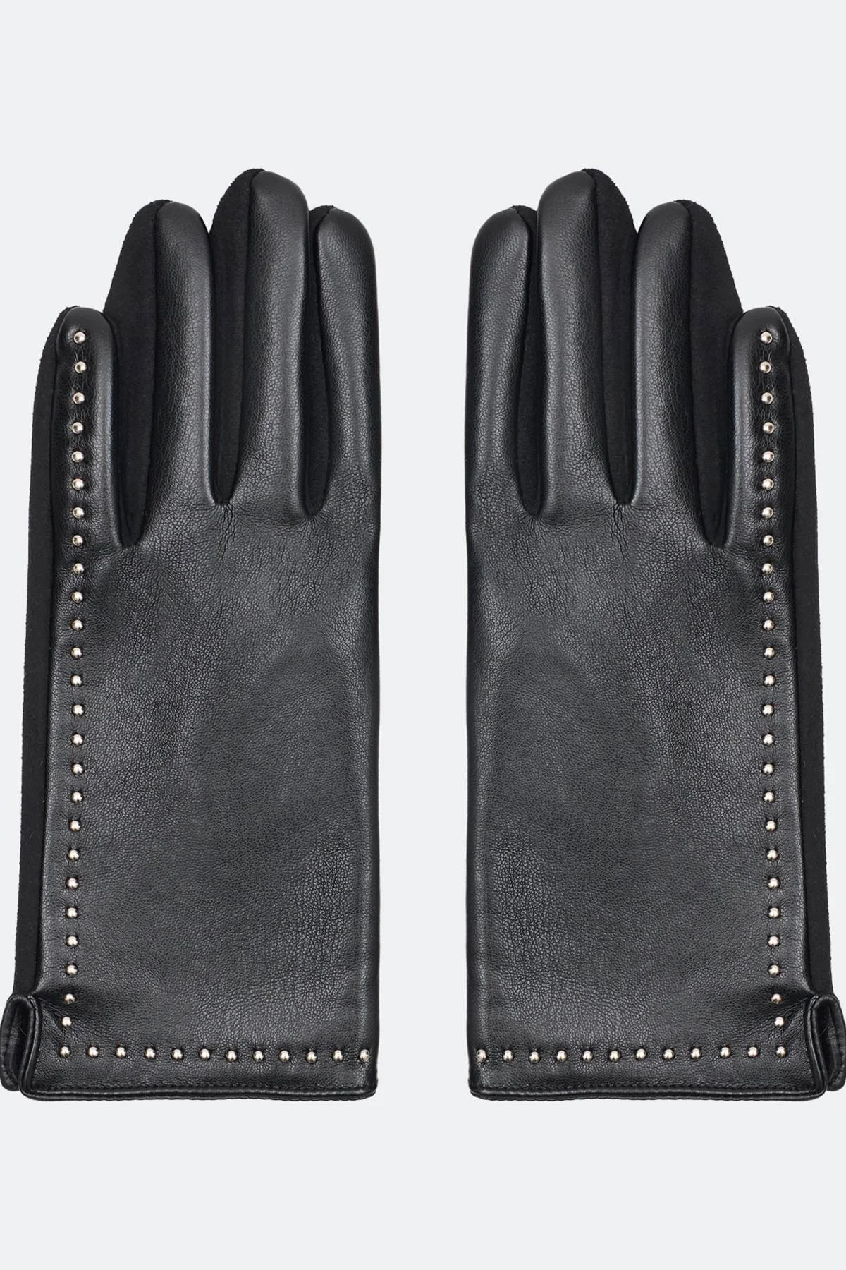 Перчатки с металлическим декором, One