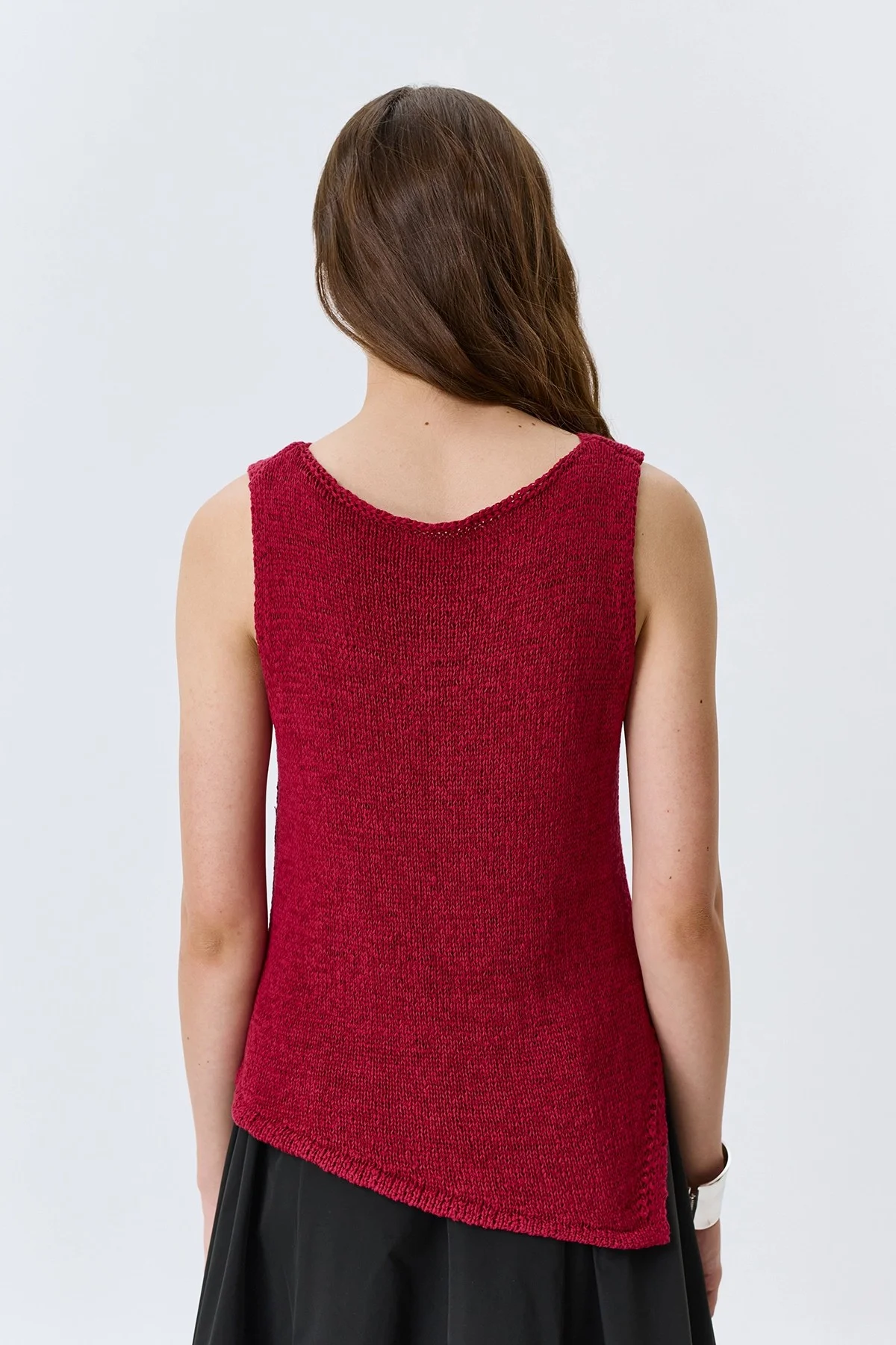 Асимметричный вязаный топ, 42