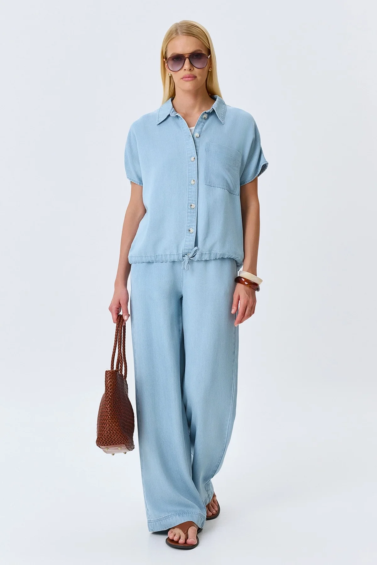 Блузка из 100% тенселя, 38