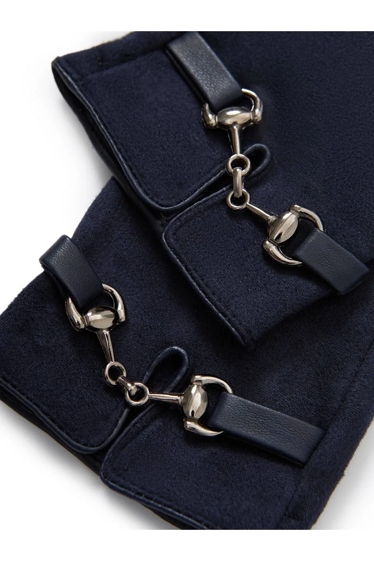 Перчатки синие, M