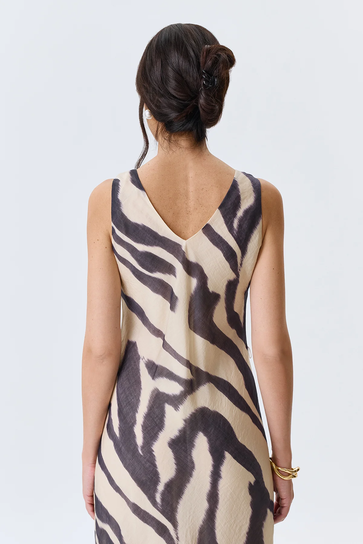 Платье-макси из тенселя, 44