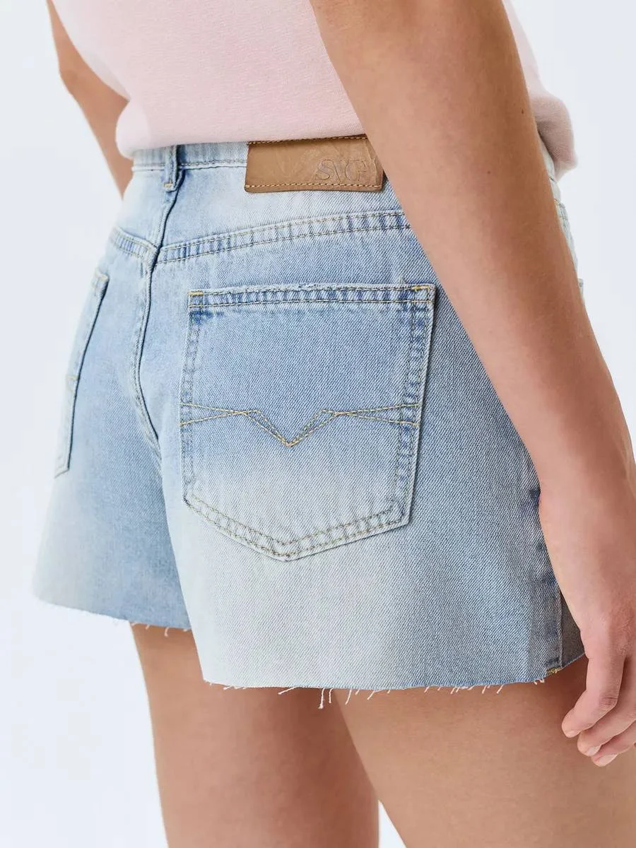 Шорты джинсовые короткие, 44