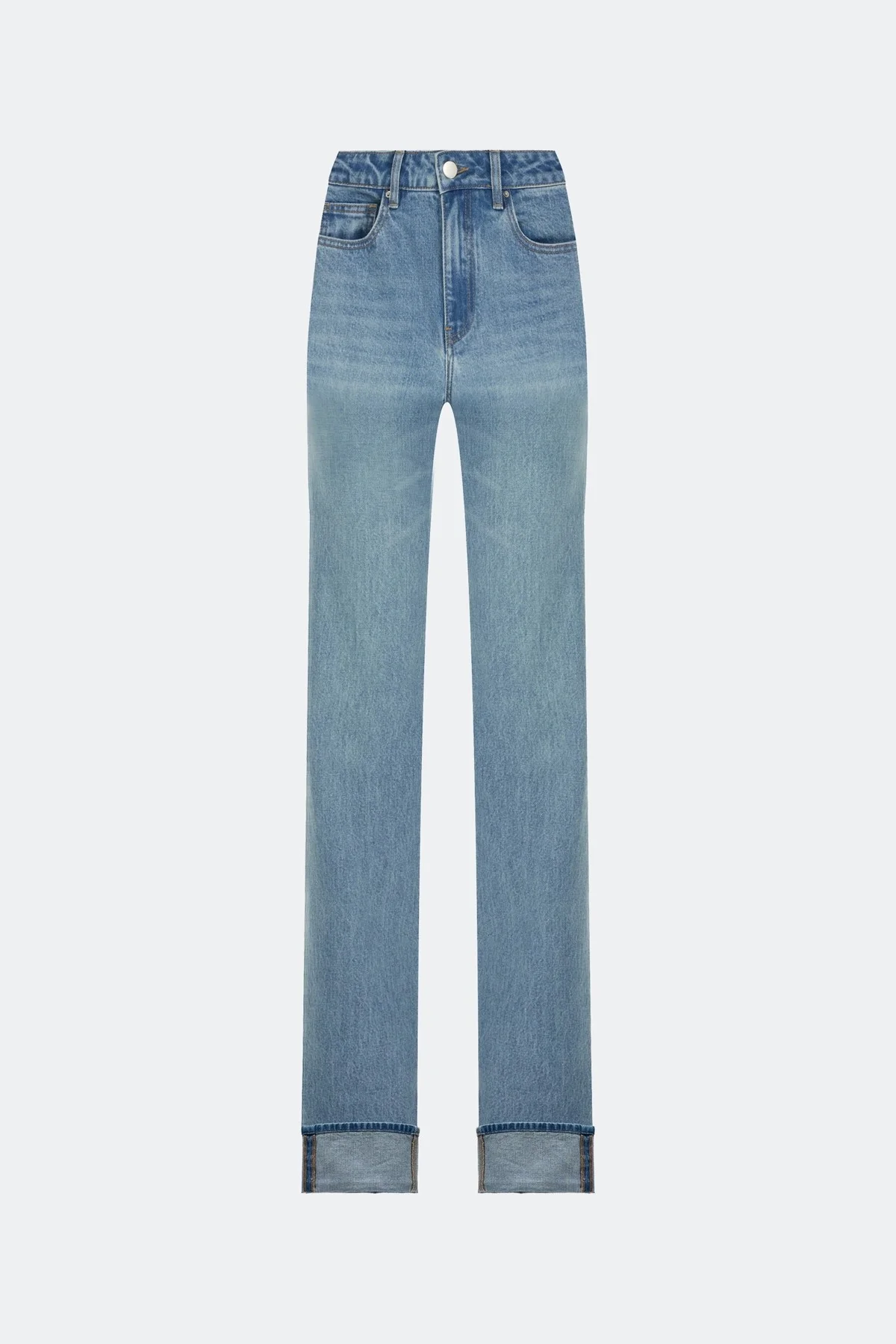 Джинсы STRAIGHT с отворотами, 50