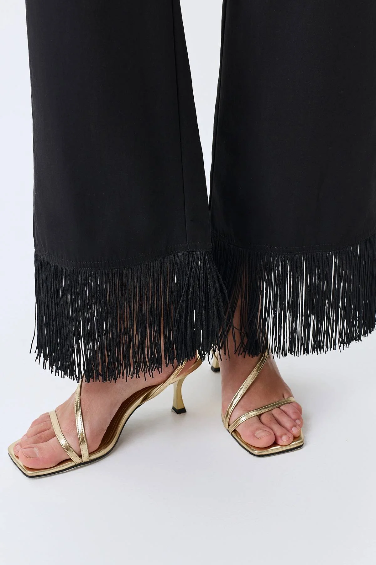 Брюки прямые льняные классические, 44