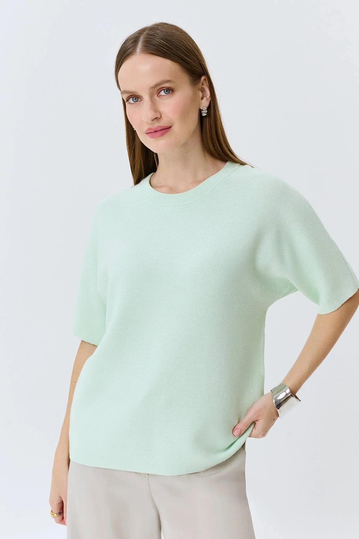 Джемпер с короткими рукавами, 44