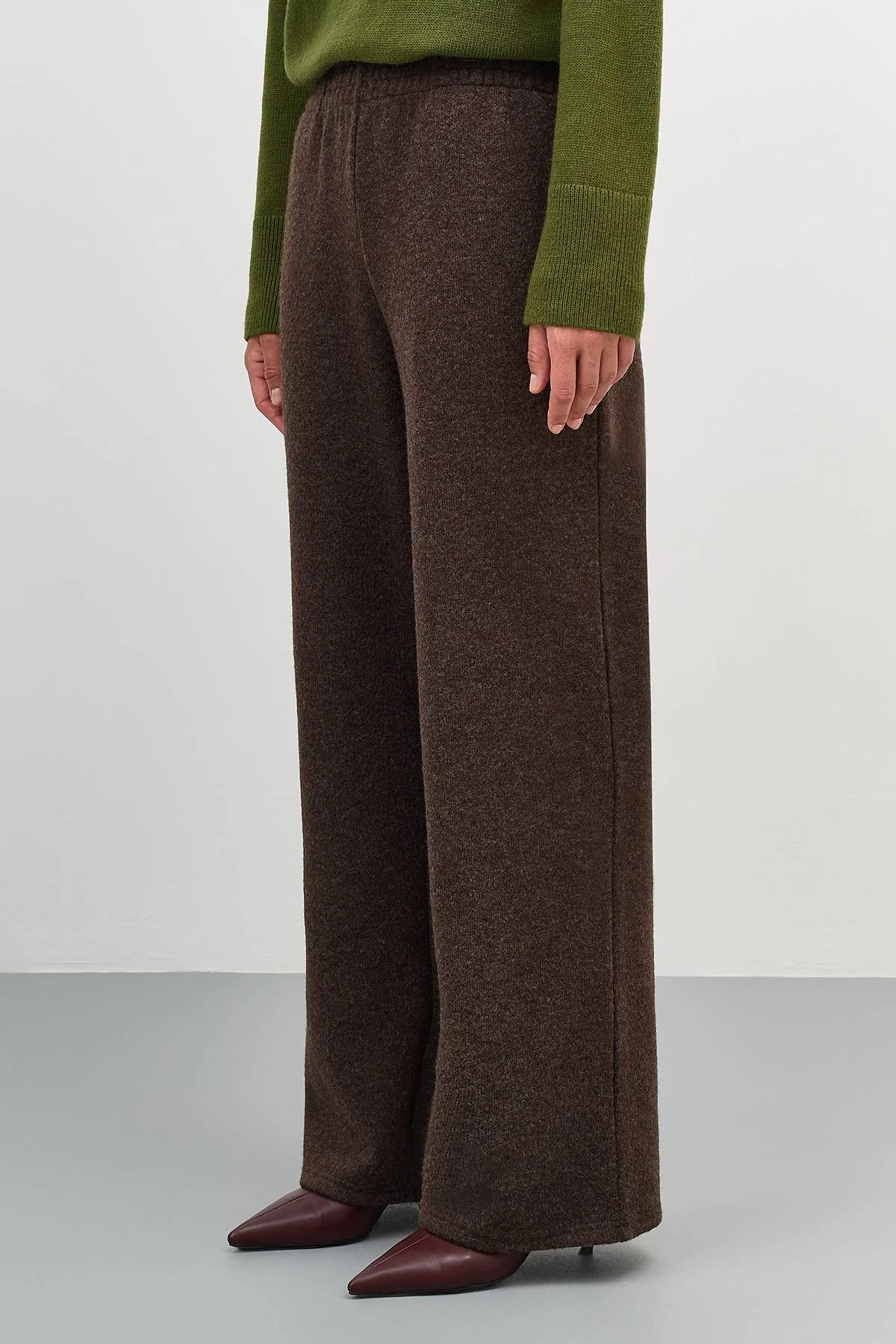 Лимитированная серия теплые трикотажные брюки и ремень, 50 Лимитированная серия теплые трикотажные брюки и ремень, 50