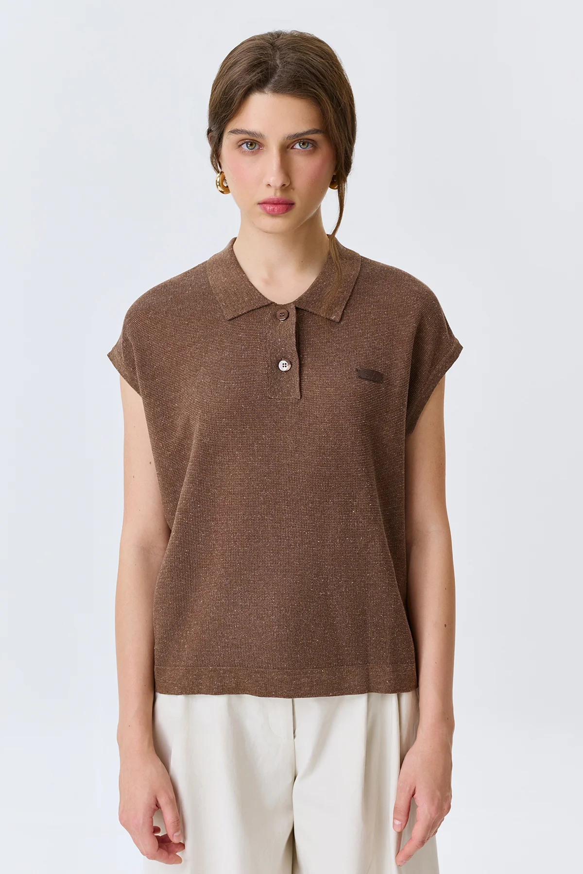 Поло из смесового лиоцелла, 46