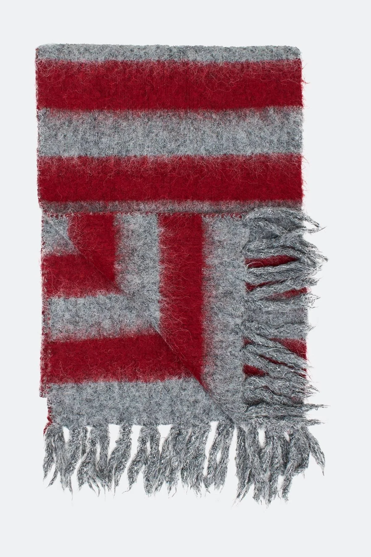 Яркий шарф в полоску, One