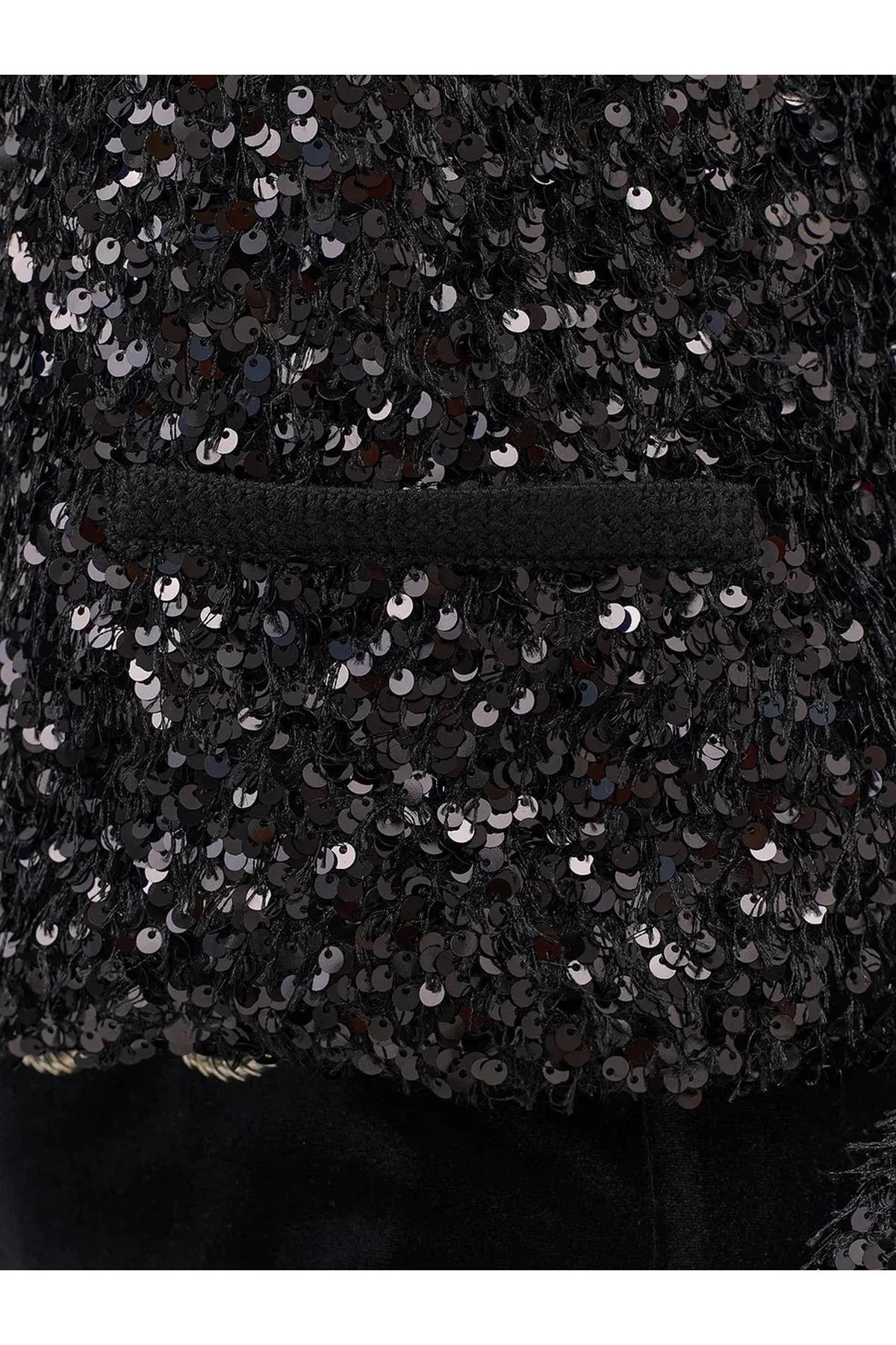 Лимитированная серия жакет вечерний нарядный с пайетками и ремень, 52