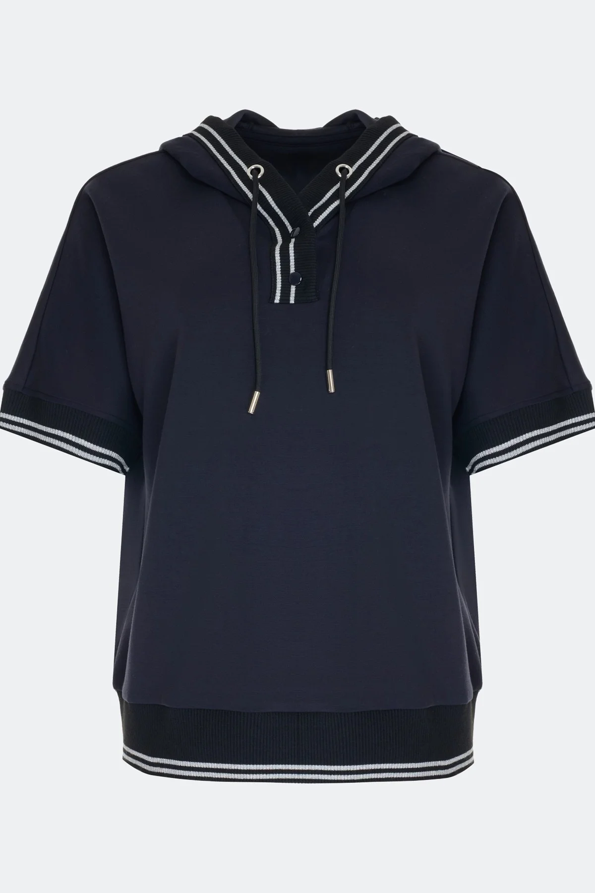 Трикотажный джемпер с капюшоном, 44