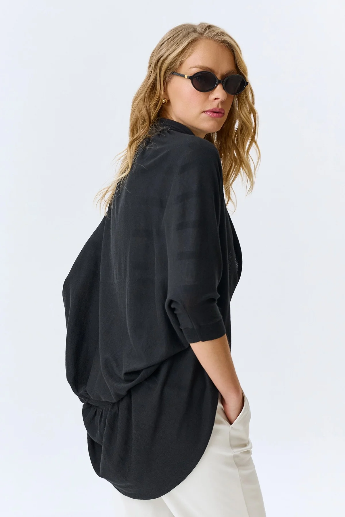 Вязаный кардиган-болеро, 42