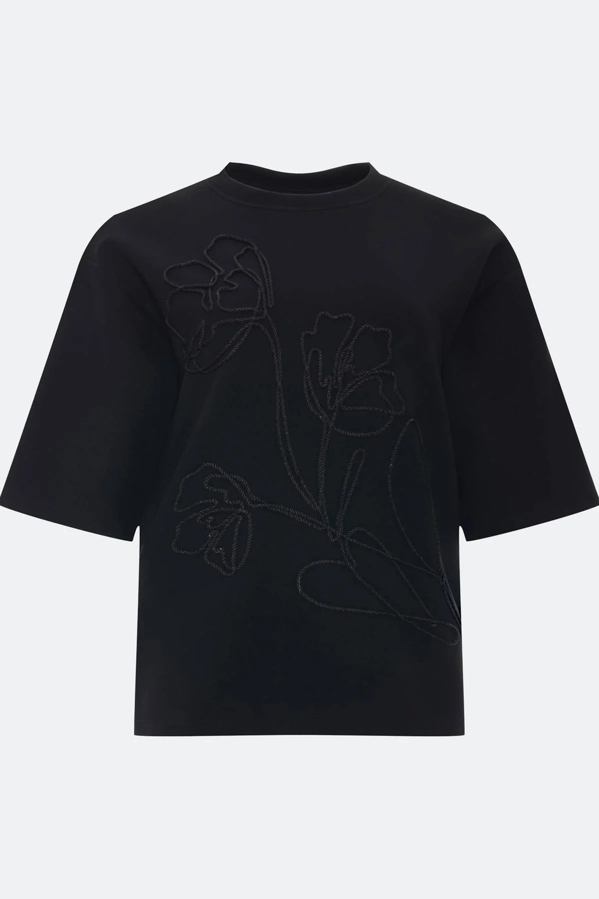 Лимитированная серия джемпер с  вышивкой и ремень, 42