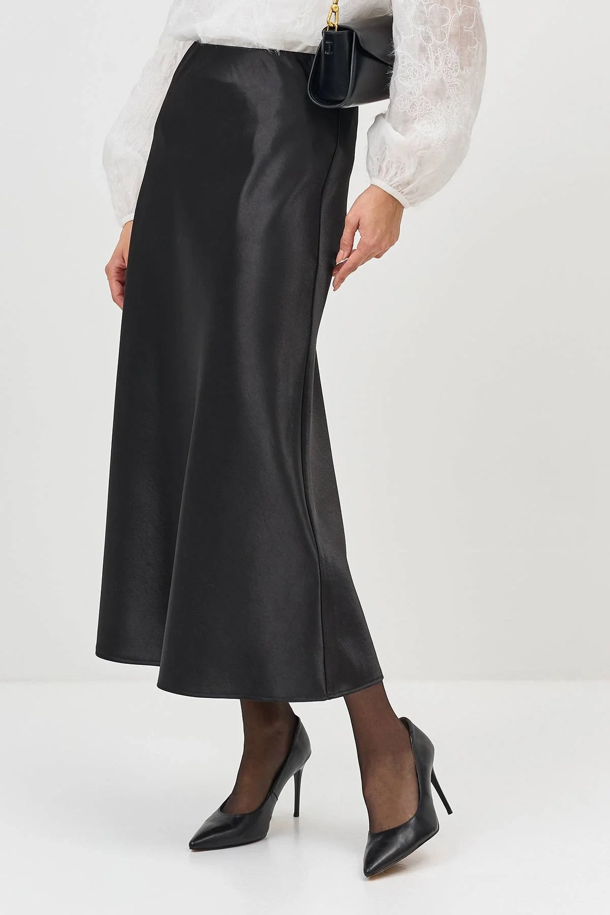 Юбка из утепленного сатина, 36