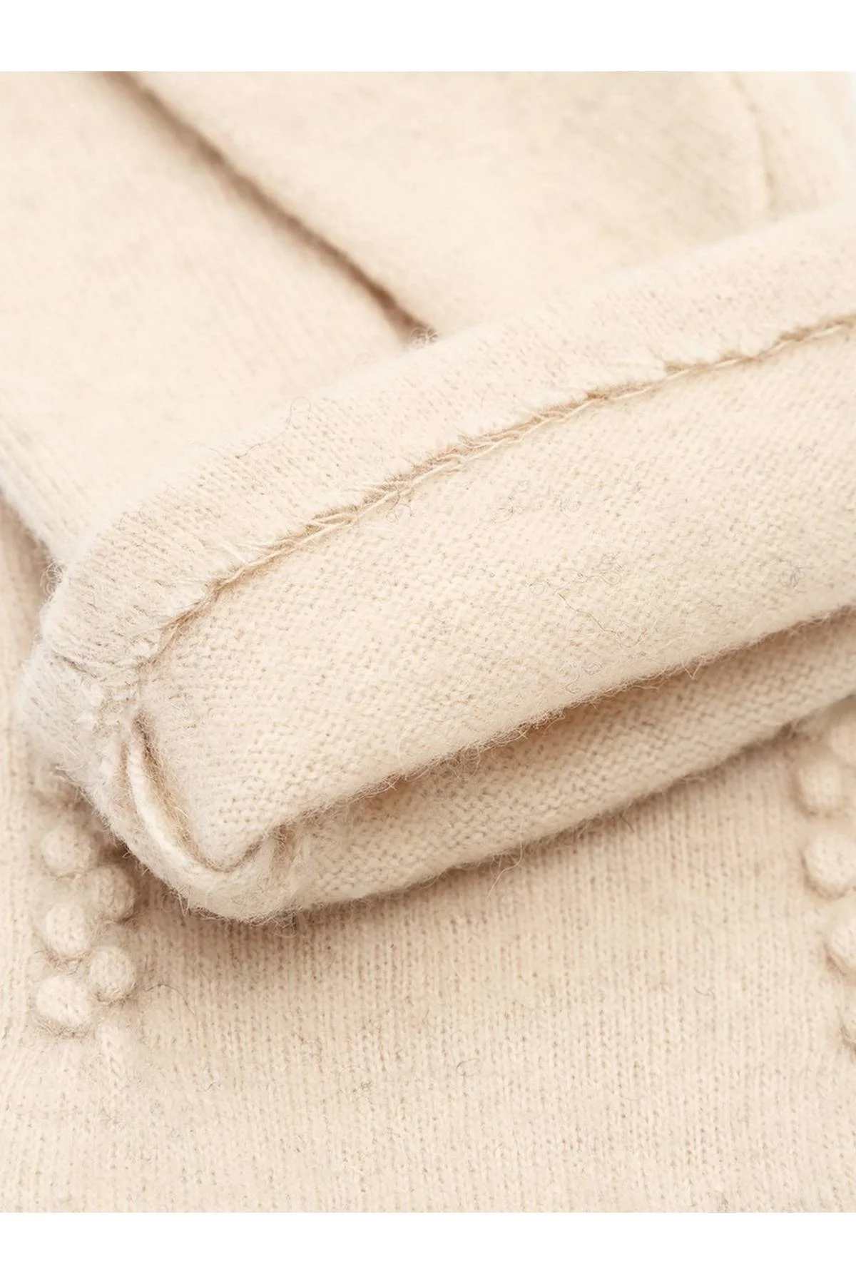 Перчатки светло-бежевые, S