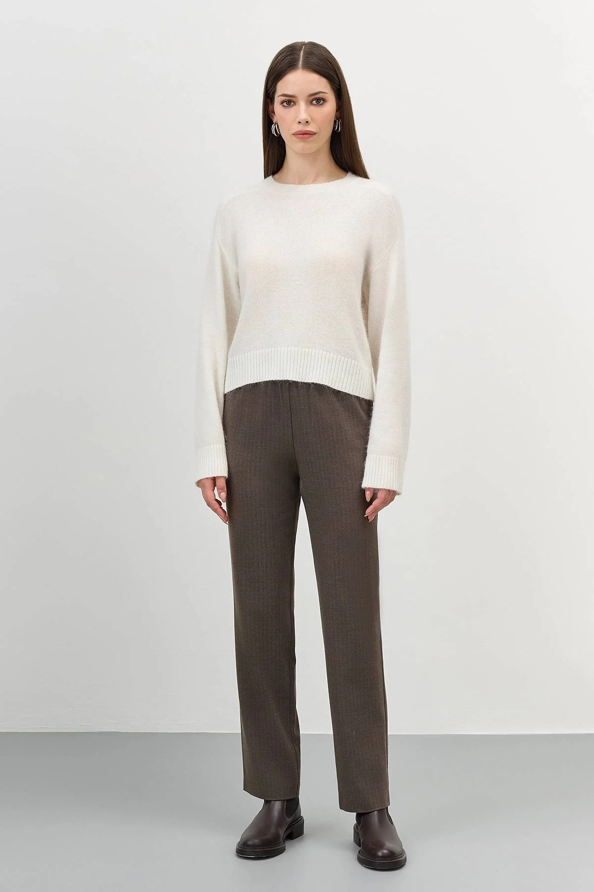 Брюки на широком поясе, 50 Брюки на широком поясе, 50