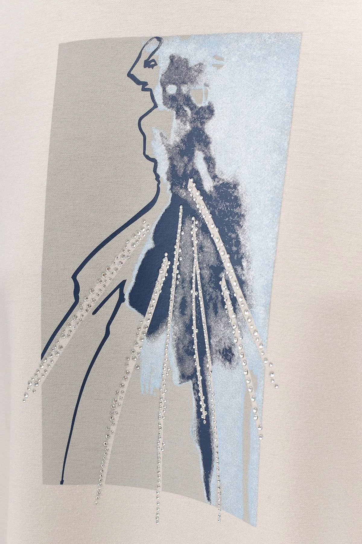 Лимитированная серия свободный cвитшот с принтом и ремень, 44