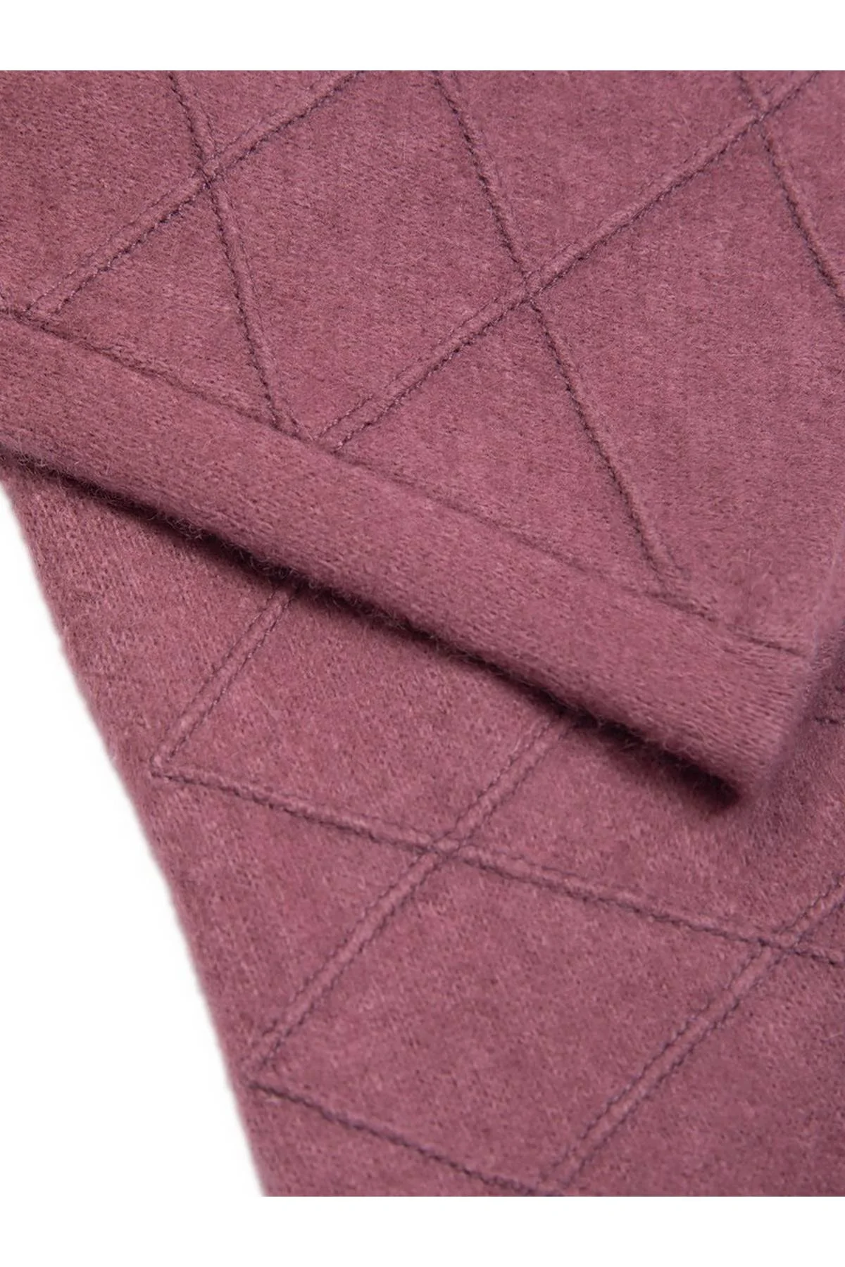 Перчатки серо-розовые, S