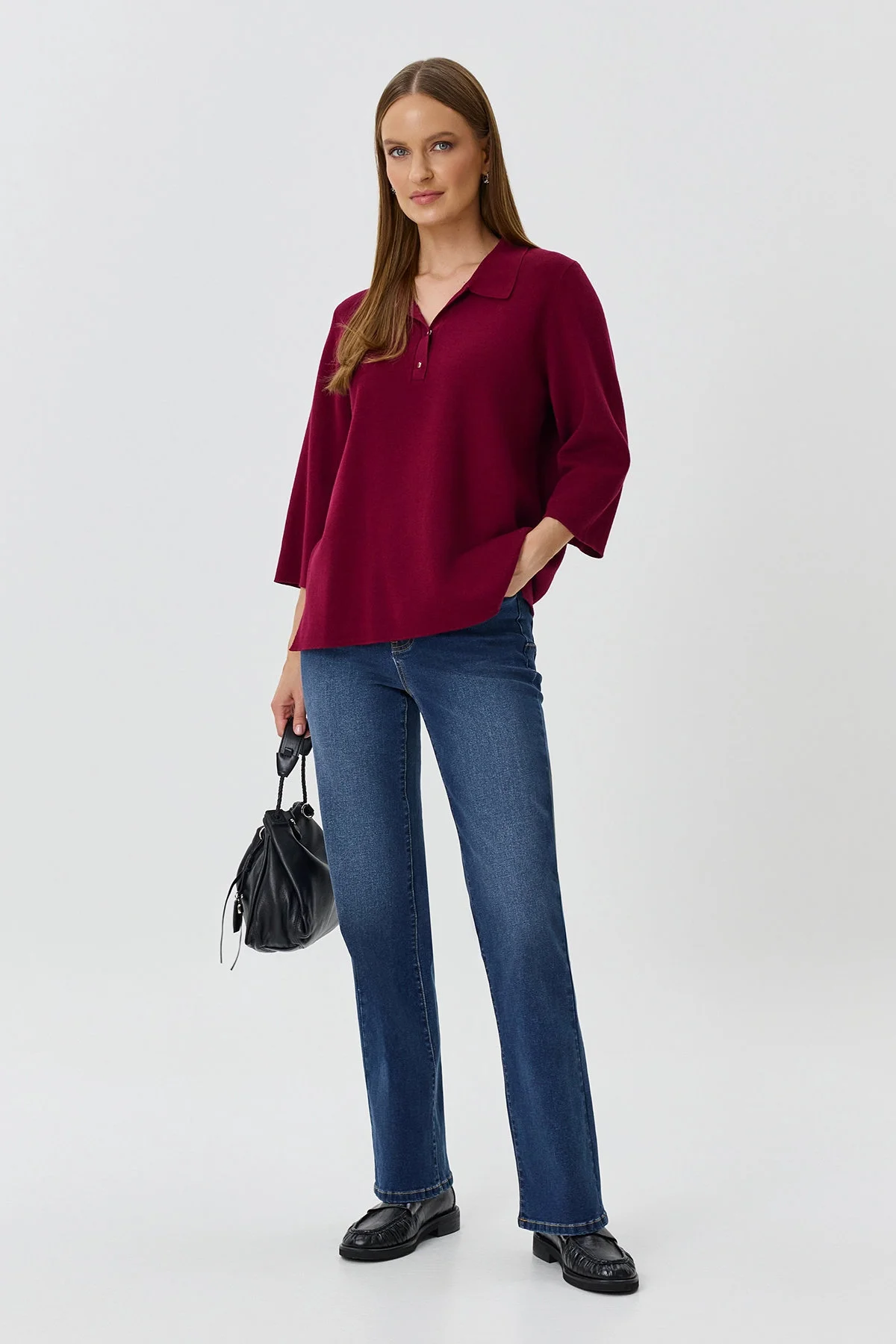 Джинсы Straight fit с лиоцеллем, 38