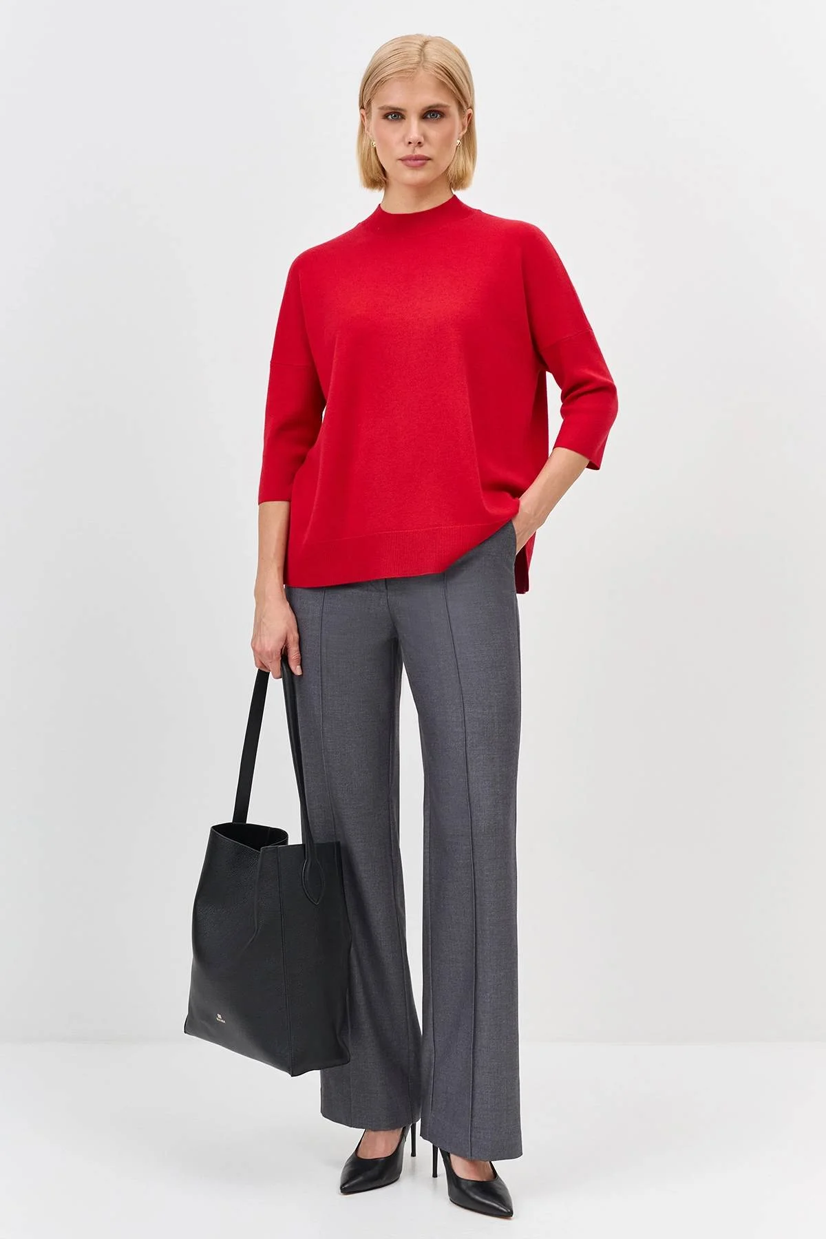 Джемпер с укороченными рукавами, 36