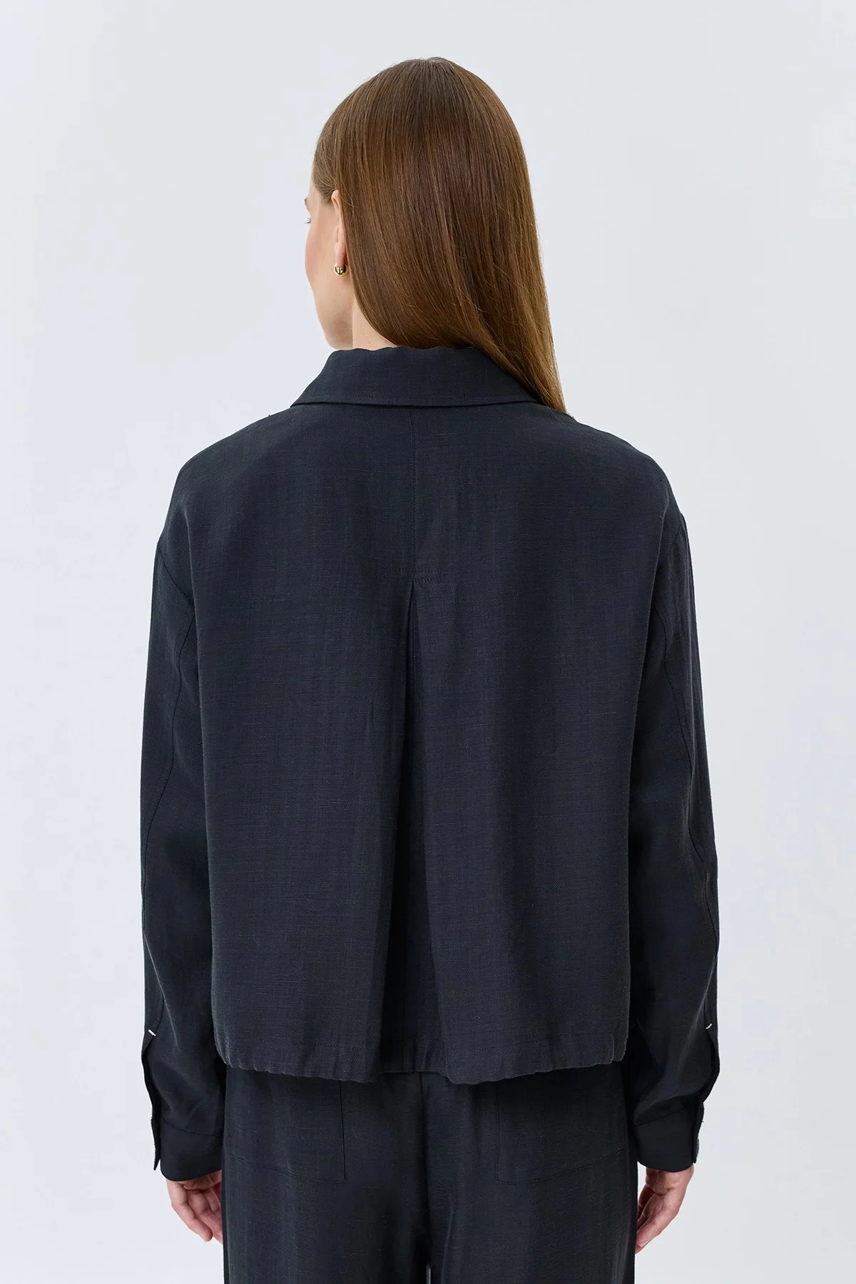 Жакет из тенселя и льна, 42