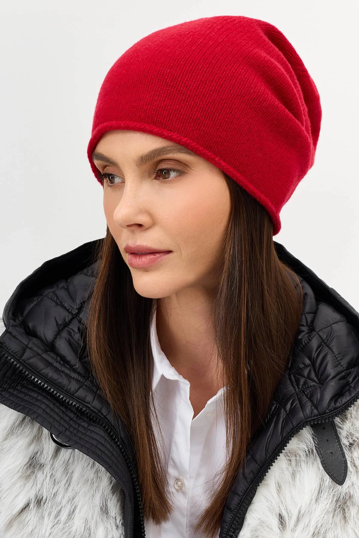 Красная шапка из 100% шерсти, One