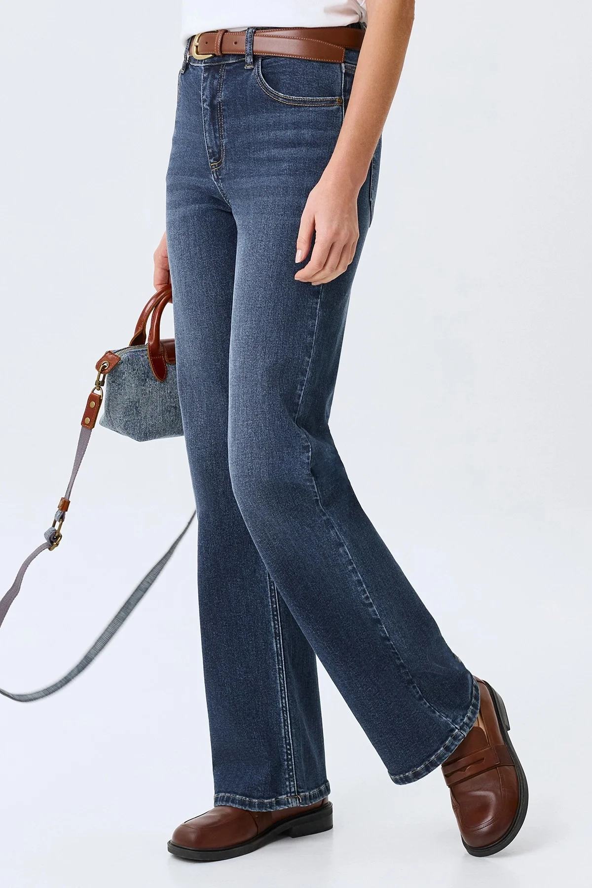 Джинсы Straight fit с лиоцеллем, 34