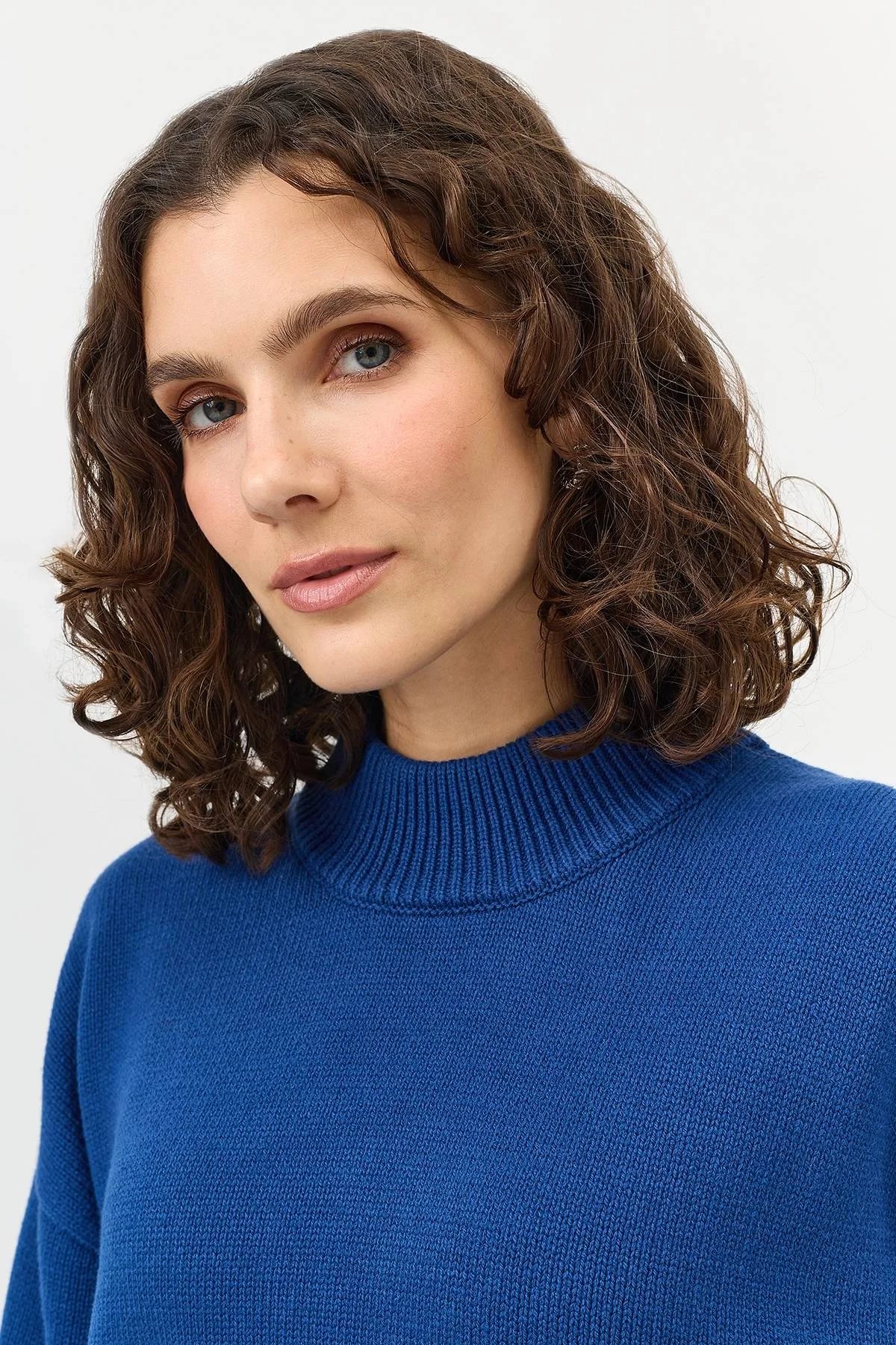 Яркий джемпер из смесового хлопка, 40