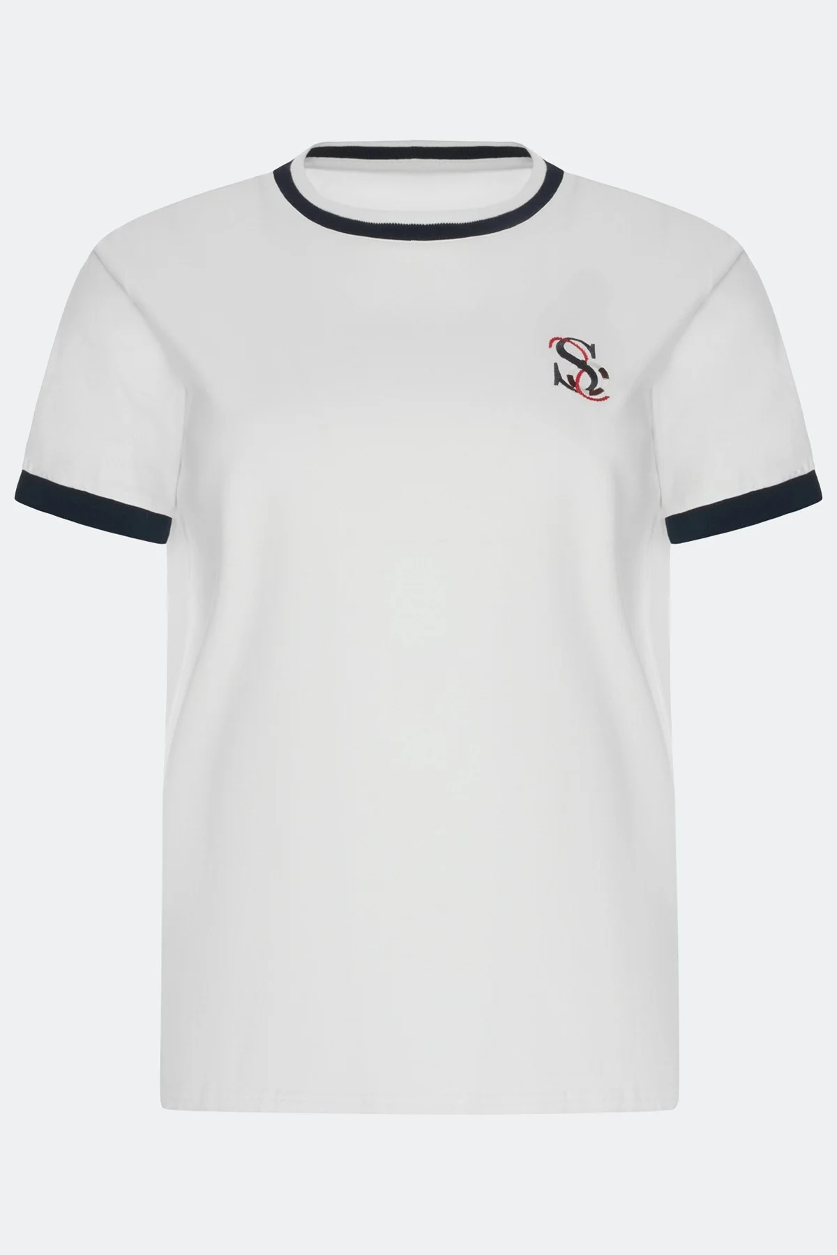 Футболка с контрастными деталями, 44