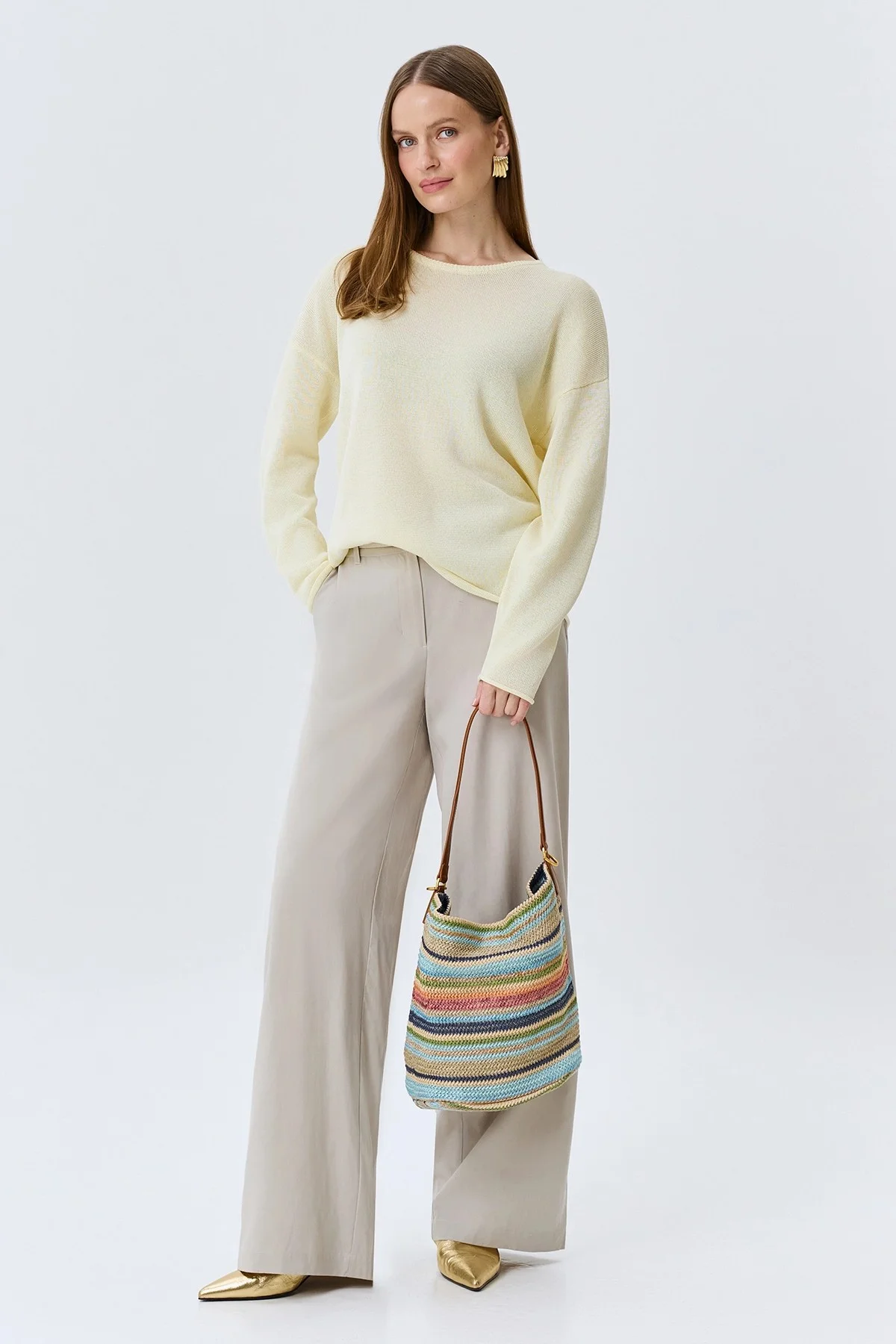 Яркая сумка с косметичкой, One