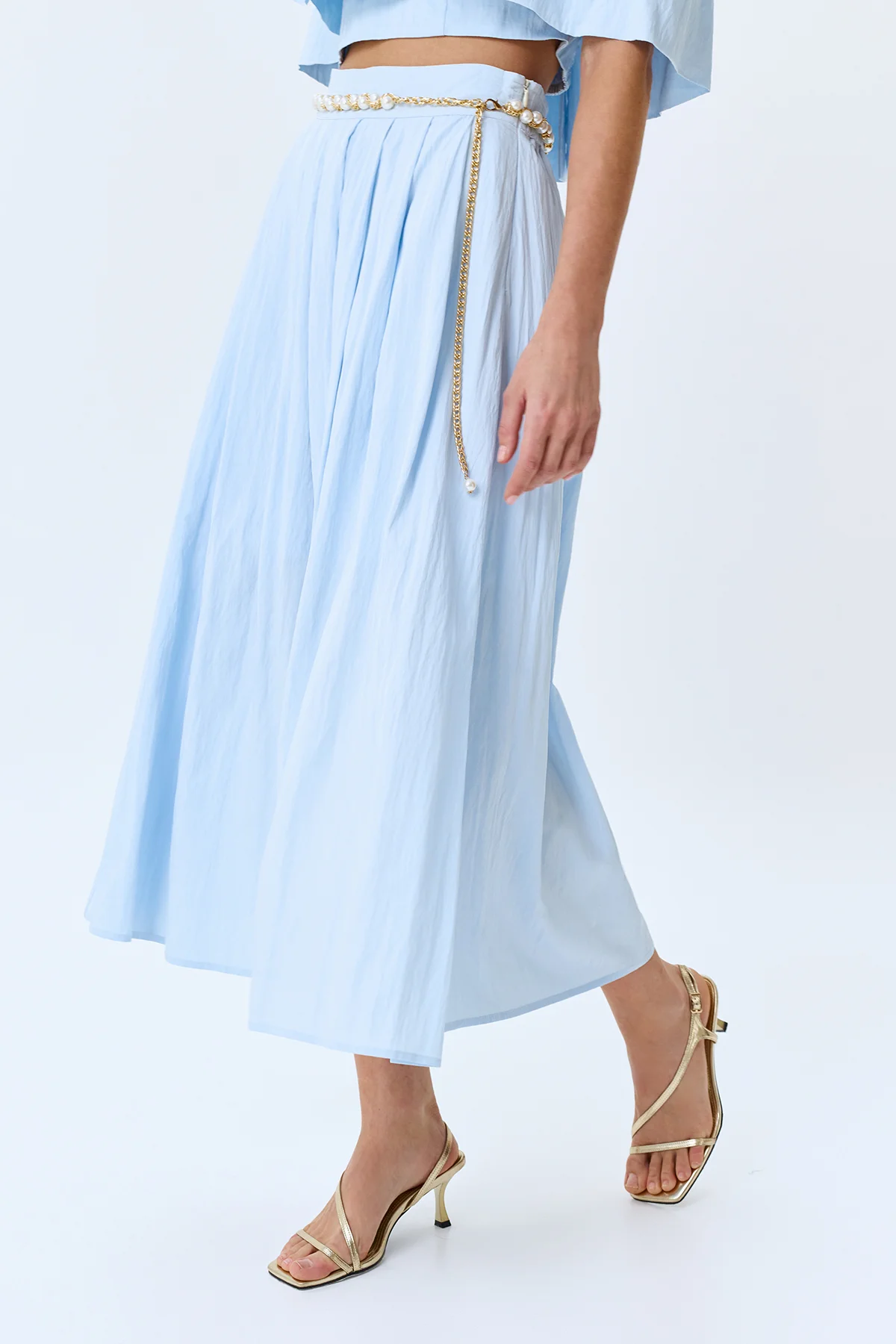 Юбка клеш из района, 40