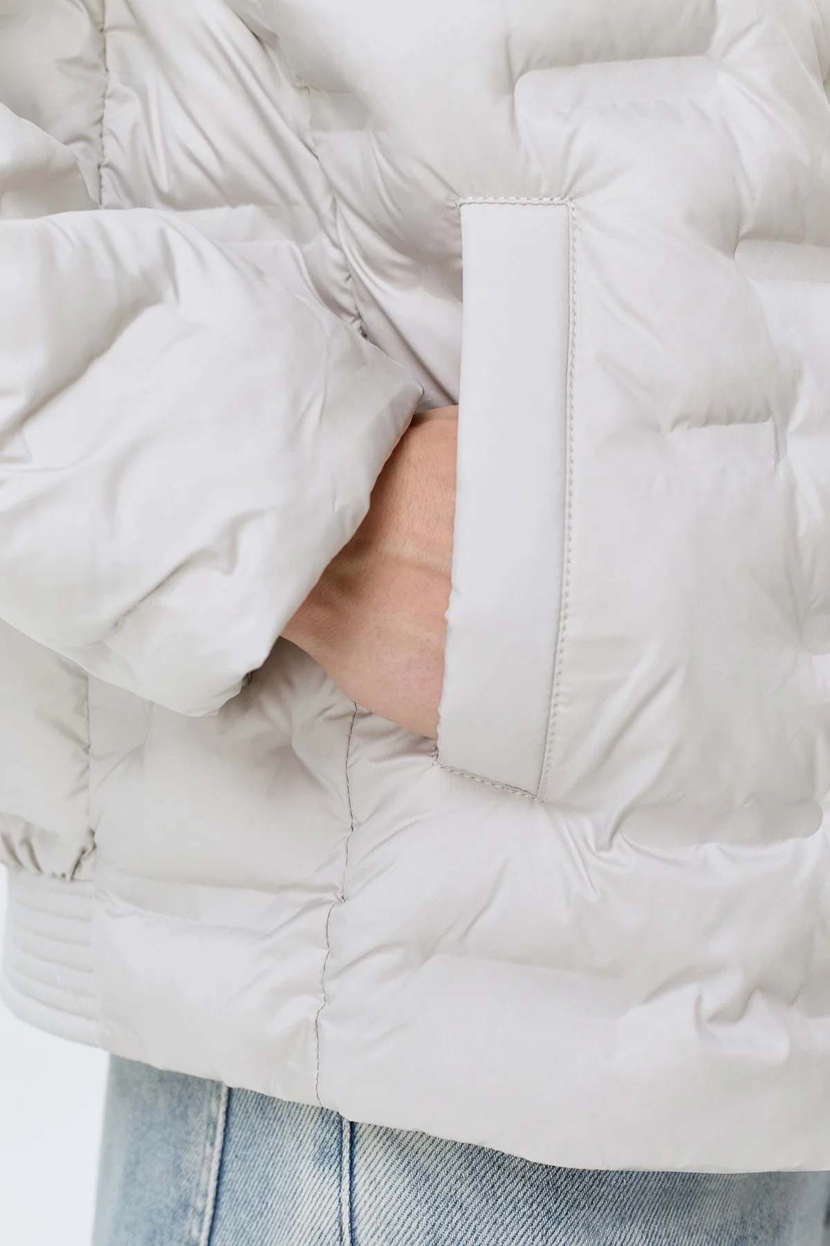 Куртка с абстрактной стежкой, 52