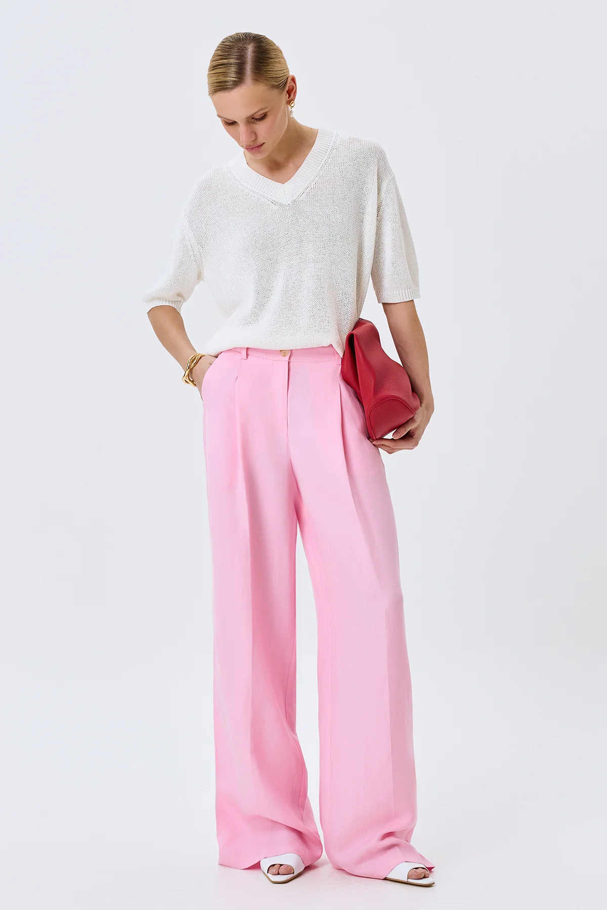 Вязаный джемпер из вискозы, 48