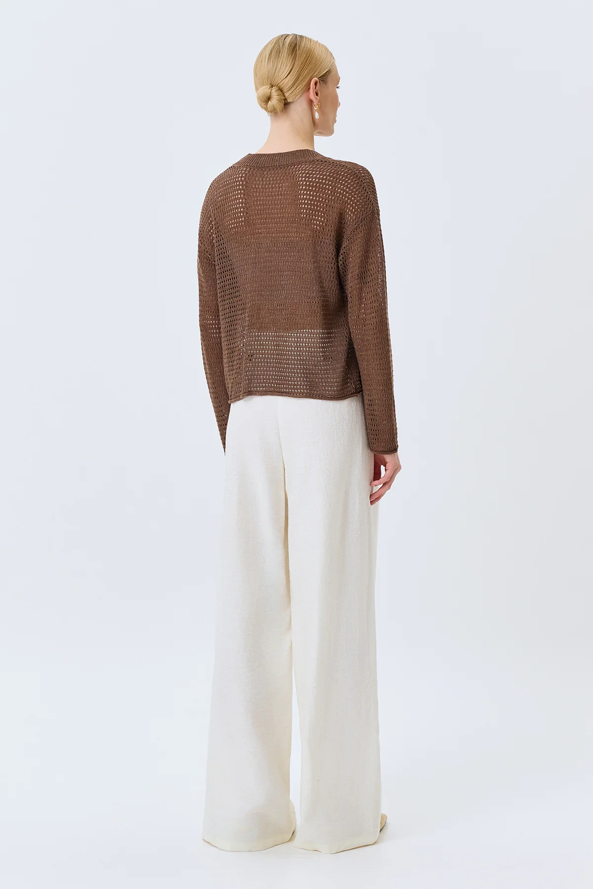 Ажурный кардиган из смесового лиоцелла, 52