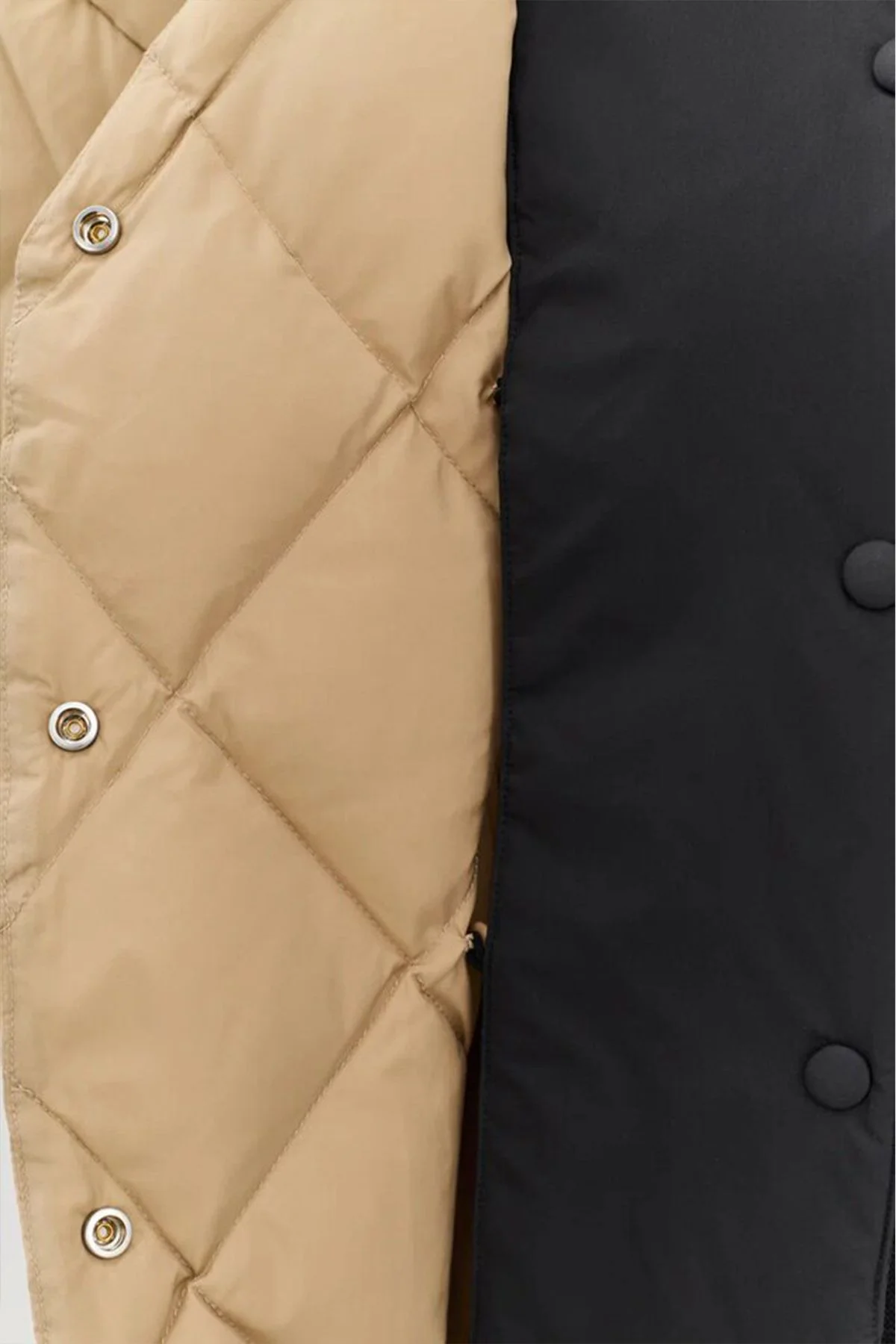 Куртка с ромбовидной стежкой и съемной манишкой, 52р