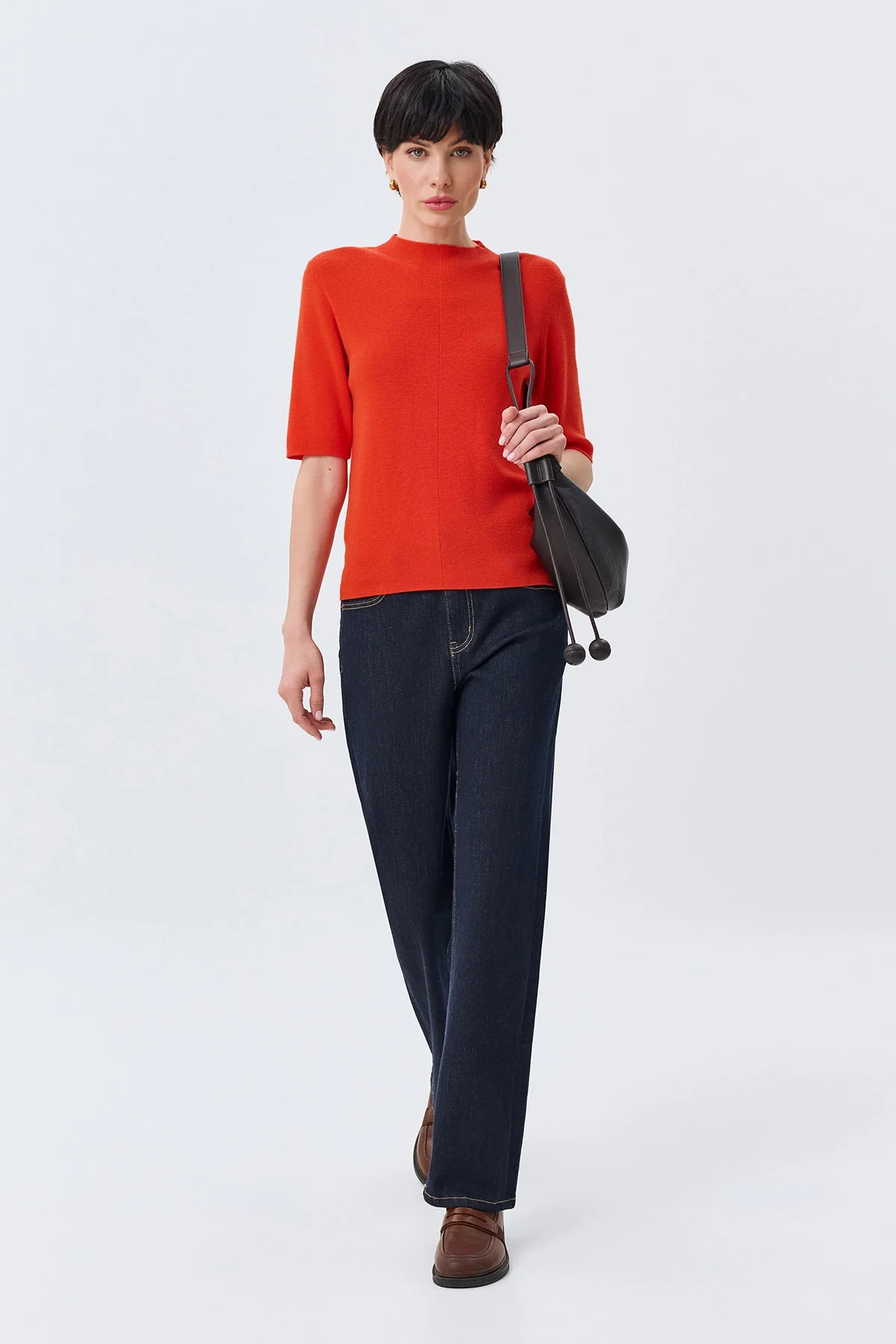 Классические джинсы Straight fit, т-синий, 36