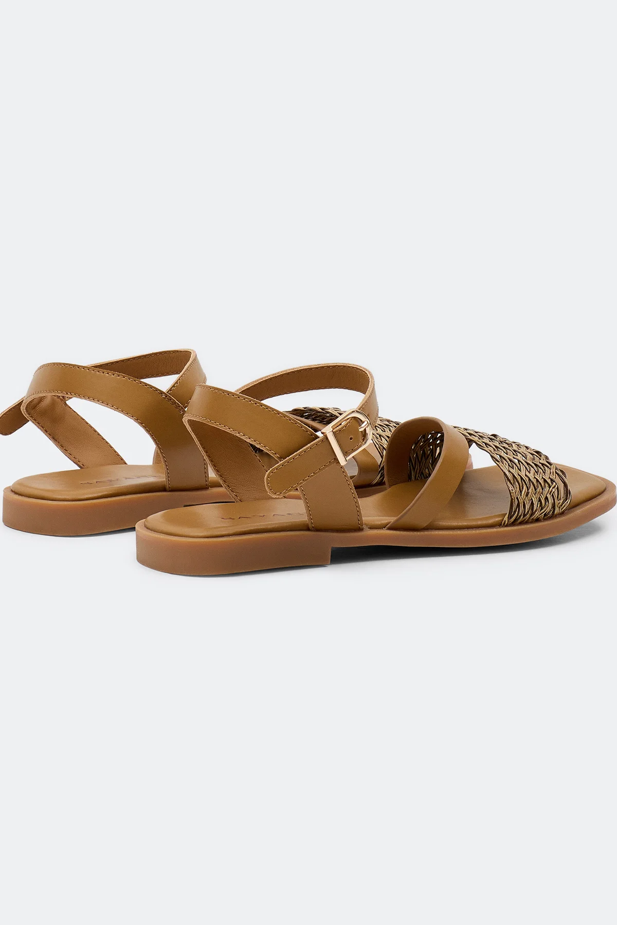 Босоножки из натуральной кожи с плетением, 38