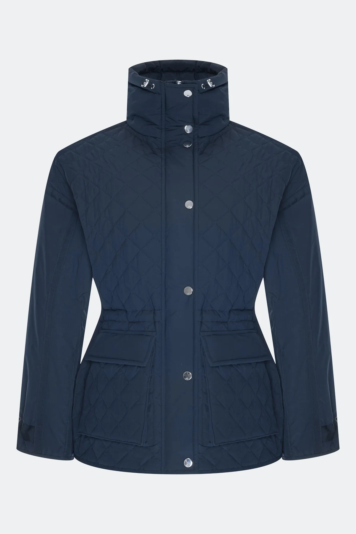 Яркая парка с ромбовидной стежкой, 48