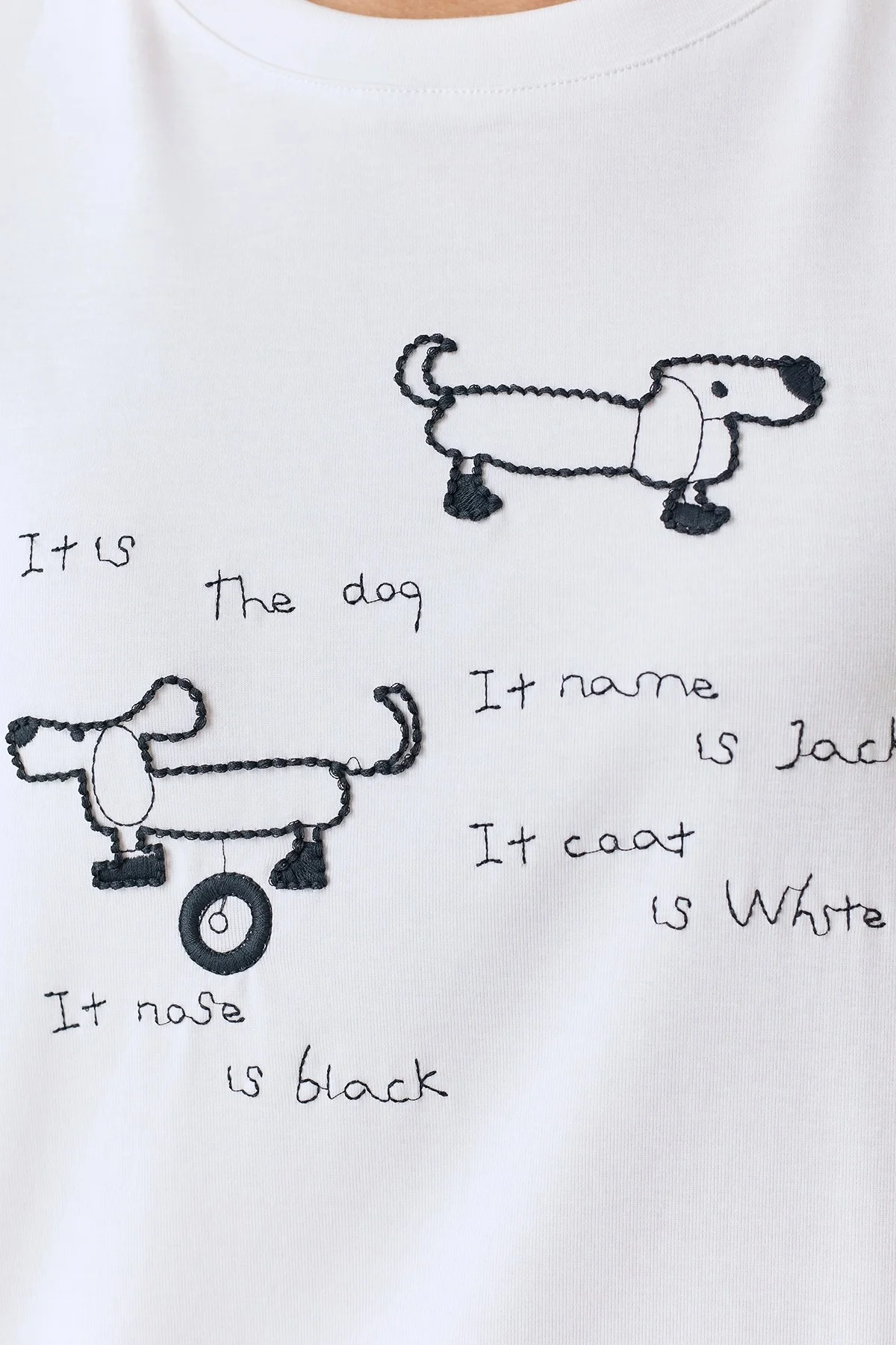 Футболка с монохромным принтом, 38