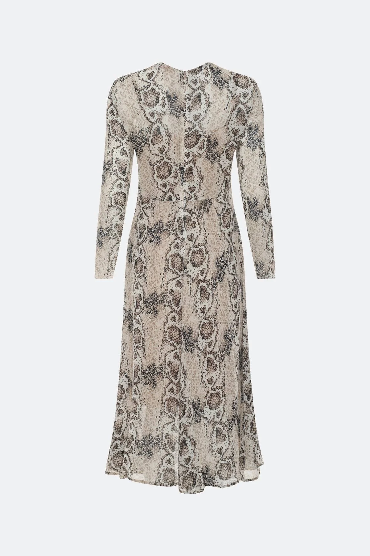 Лимитированная серия платье-макси с анималистичным принтом и ремень, 42