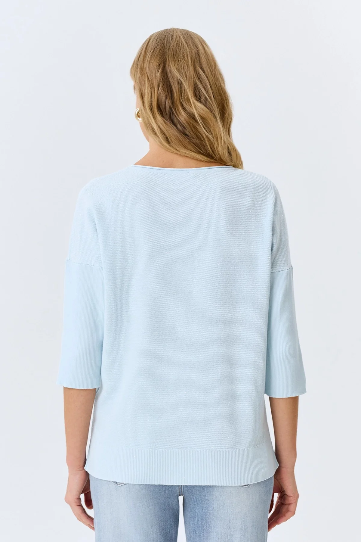 Джемпер с пайетками из модала, 38