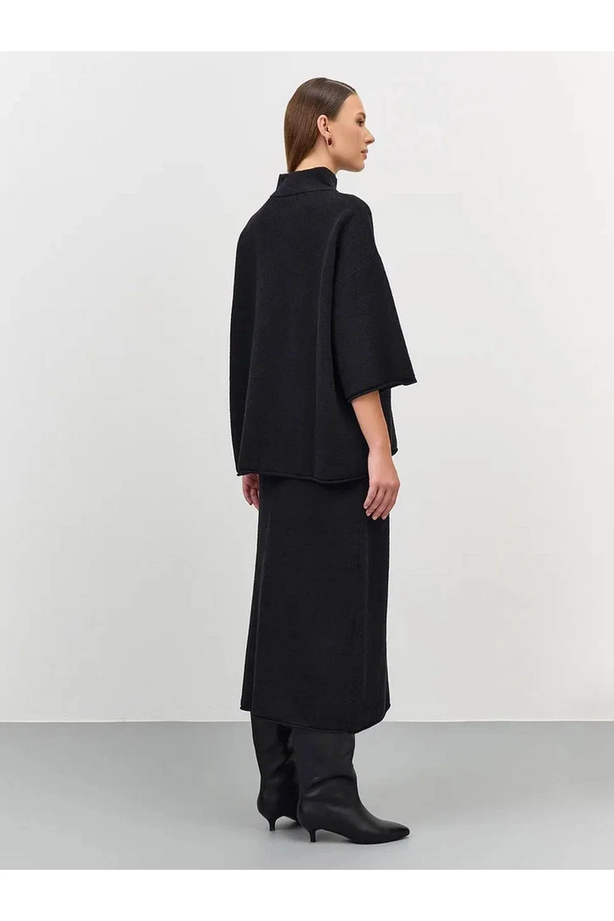 Элегантная юбка-макси с высокой талией, 42