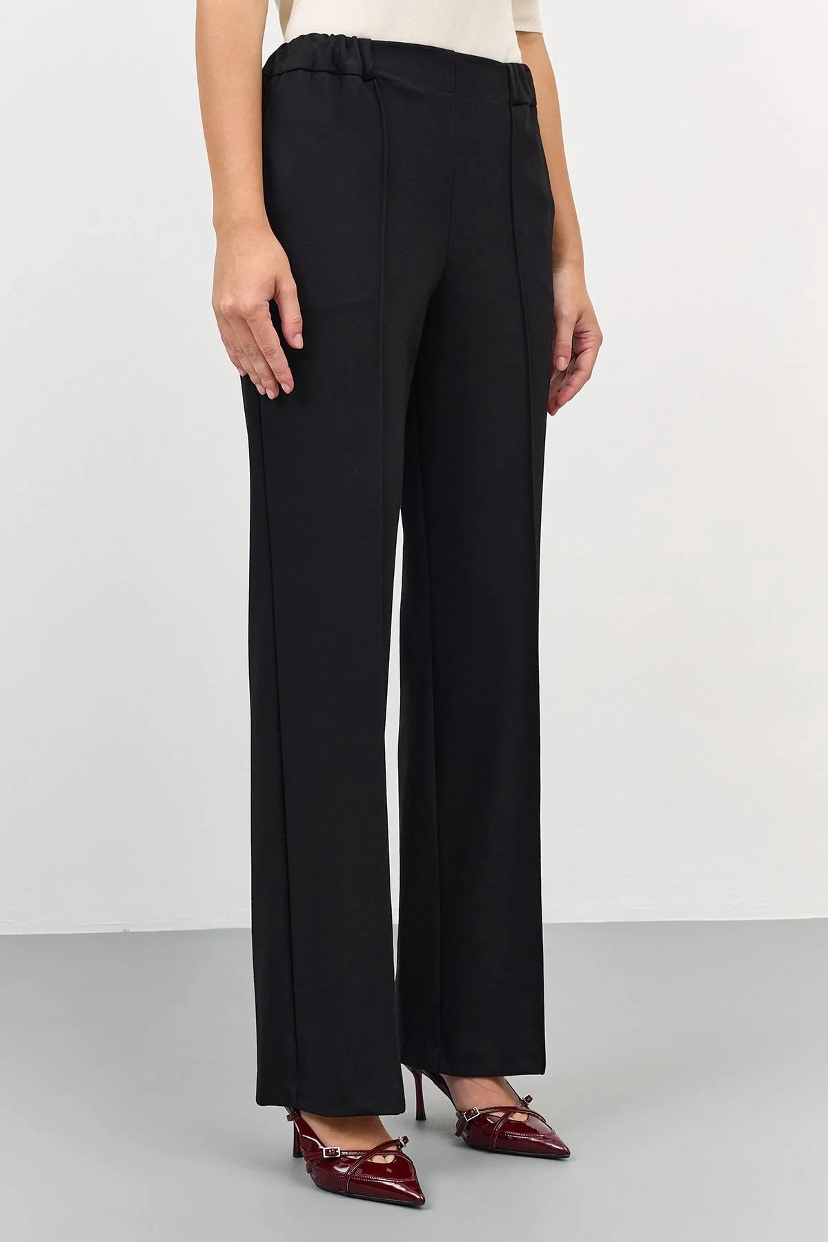 Лимитированная серия базовые брюки со стрелками и ремень, 42