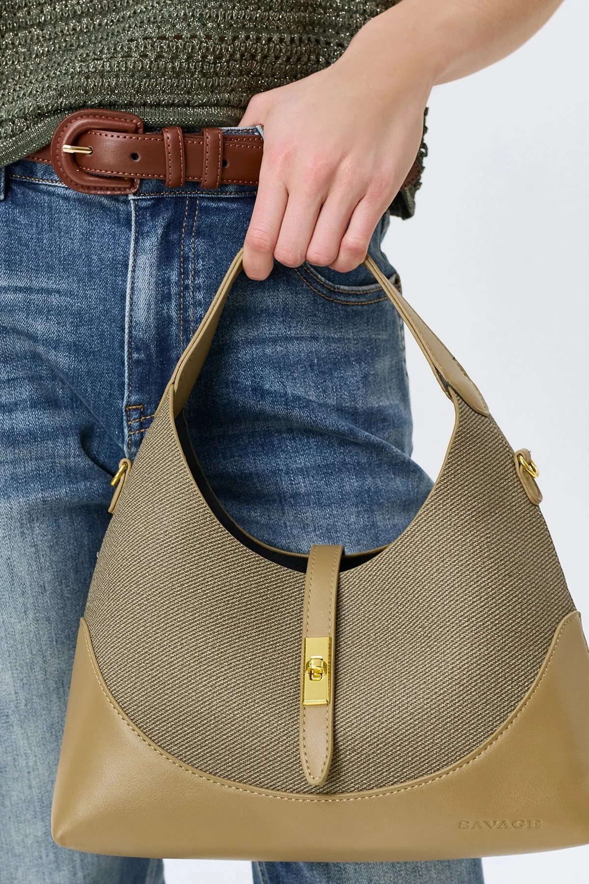 Сумка-тоут с косметичкой, One