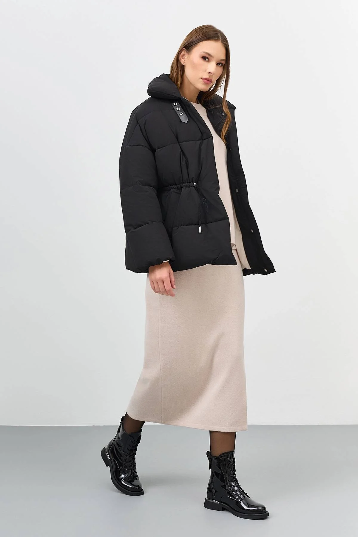 Лаковые ботинки из натуральной кожи, 38