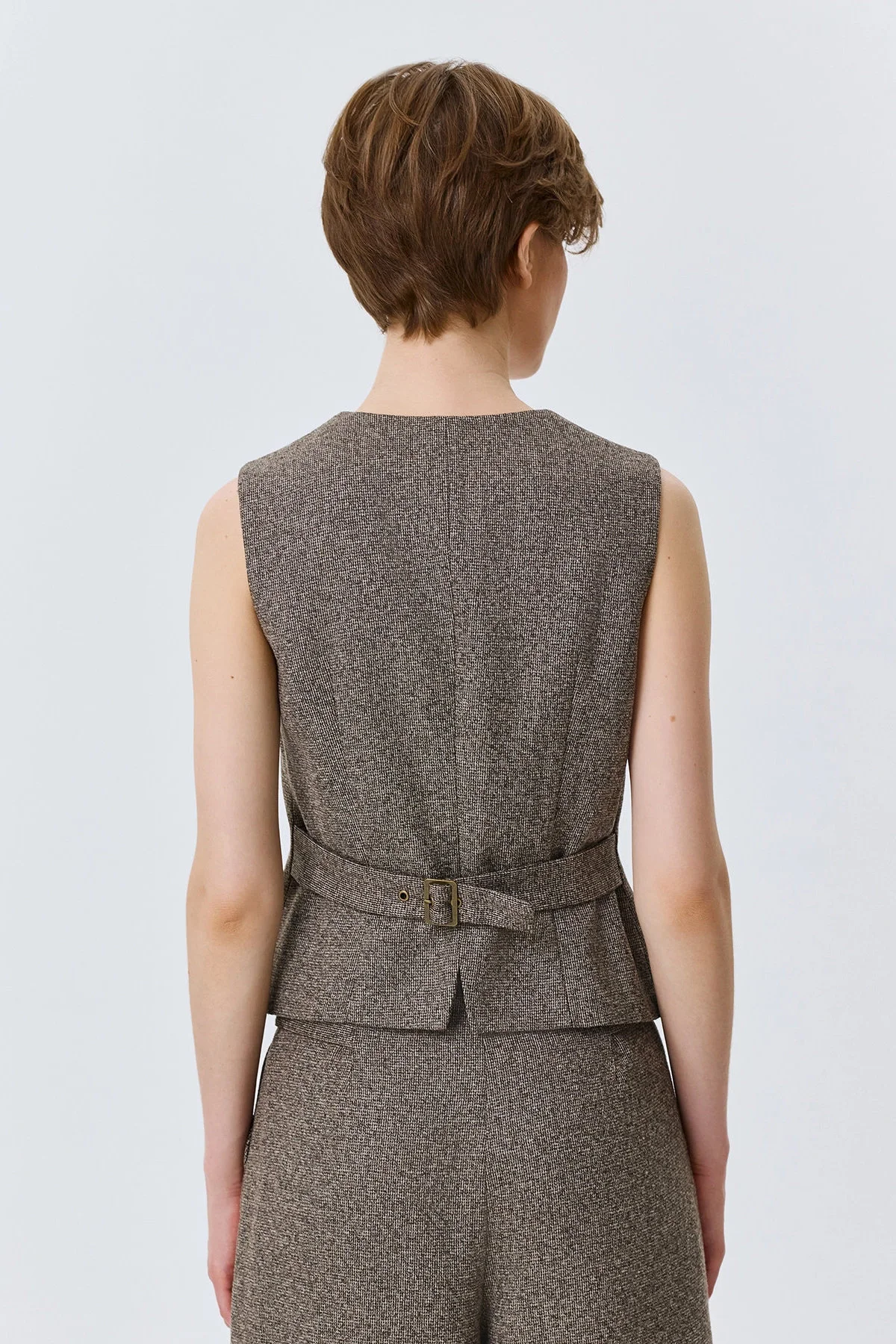 Жилет с узором Herringbone, 52