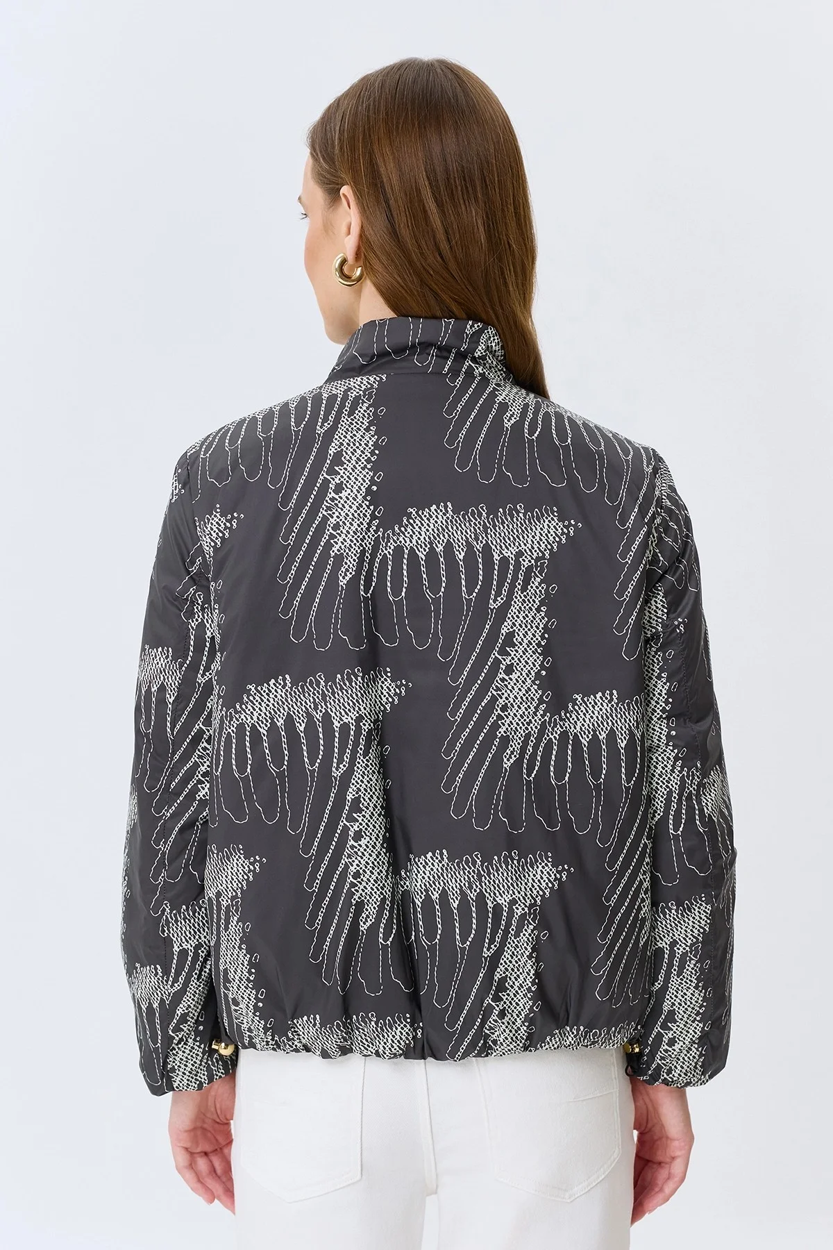 Двусторонняя куртка с принтом, 42