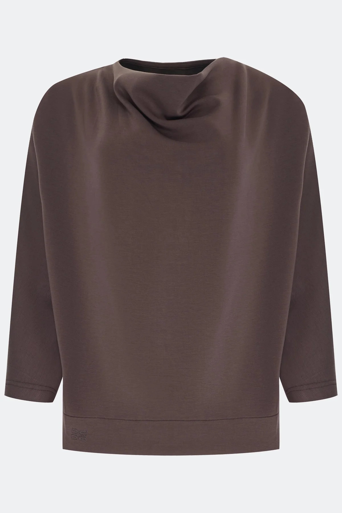 Джемпер из модала с драпировкой, 34