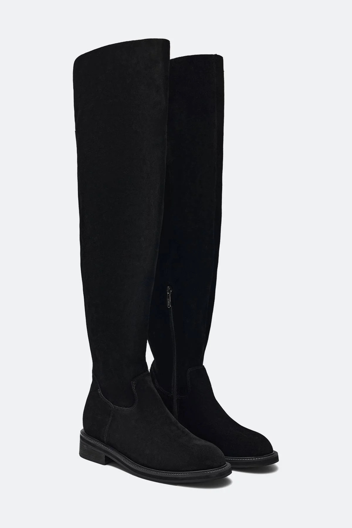 Ботфорты из замши, 36